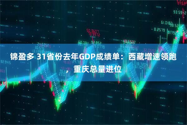 锦盈多 31省份去年GDP成绩单：西藏增速领跑，重庆总量进位